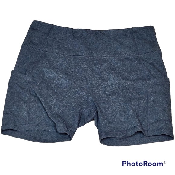 Baleaf Woman’s Charcoal Grey Sporty Athletic Short Bike Shorts Size 3XL - Picture 1 of 5